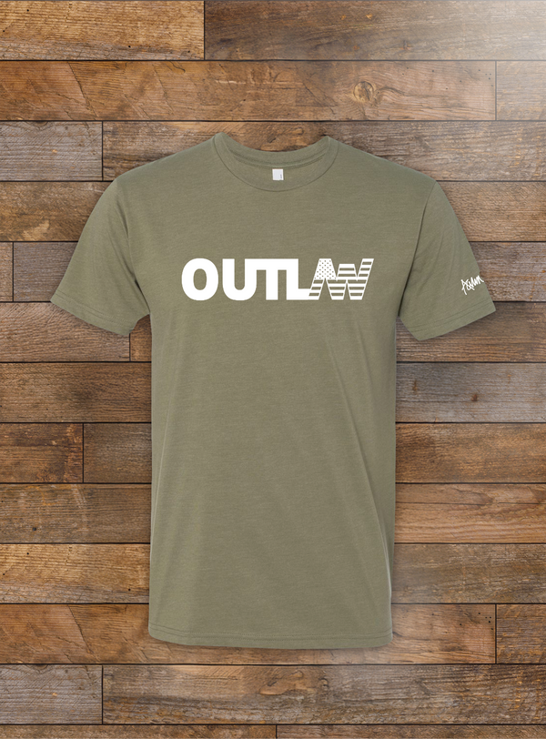 Outlaw Green Tee