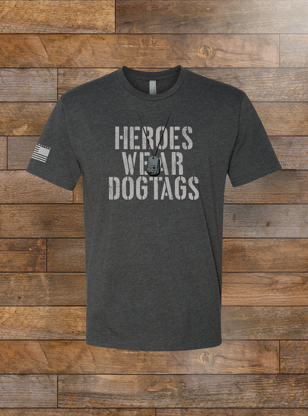 AW Heroes Wear Dog Tags T-Shirt