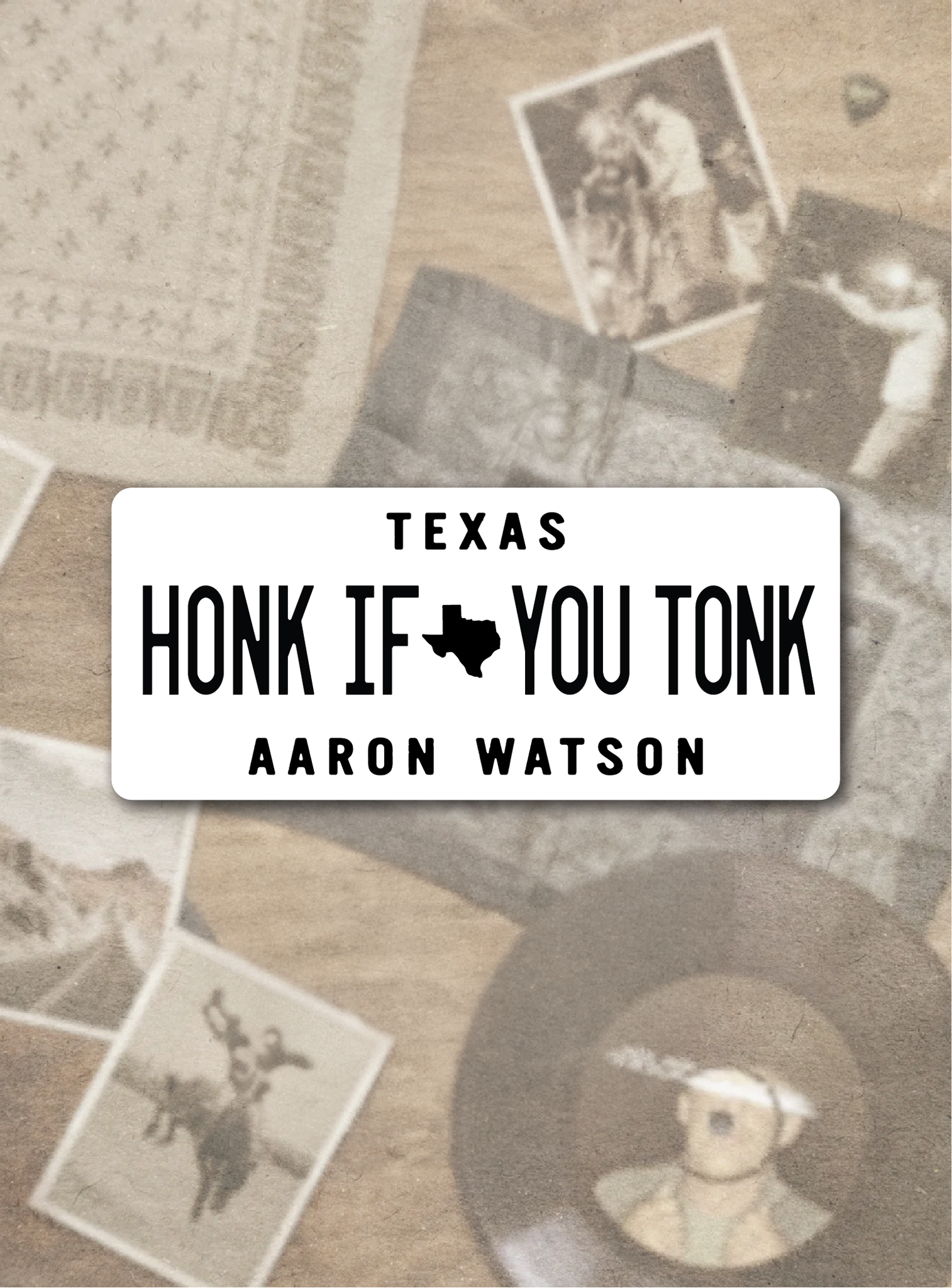 Honk If You Tonk Bumper Sticker