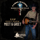 Private After-Show Meet + Greet and Photo with Aaron