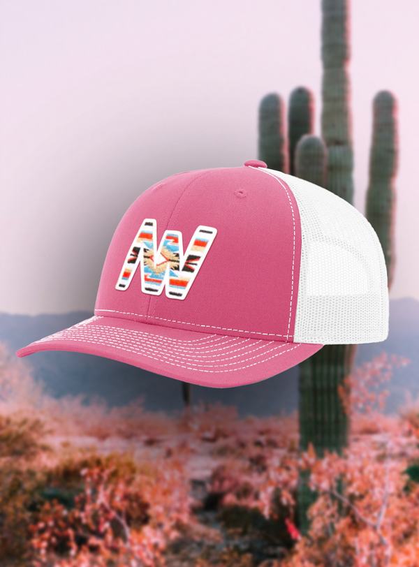 Pretty In Pink Aztec Hat