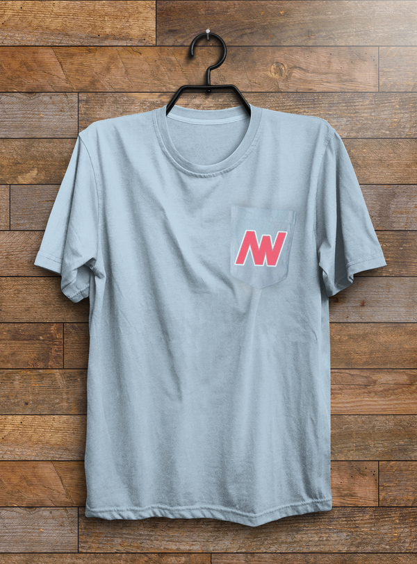 Chambray Aztec Pocket Tee